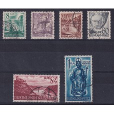 ALEMANIA ESTAMPILLA SEGUNDA GUERRA MUNDIAL OCUPACION ALIADA 1948 Yv 24/9 SERIE COMPLETA ZONA FRANCESA DE WURTTEMBERG 17 EUROS